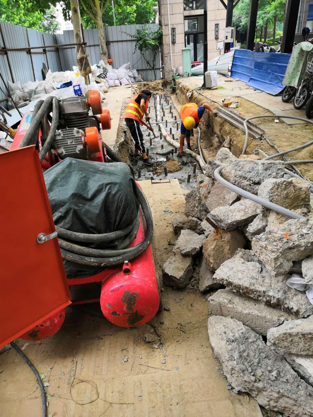 罗田地基加固解决房子的地基下沉问题